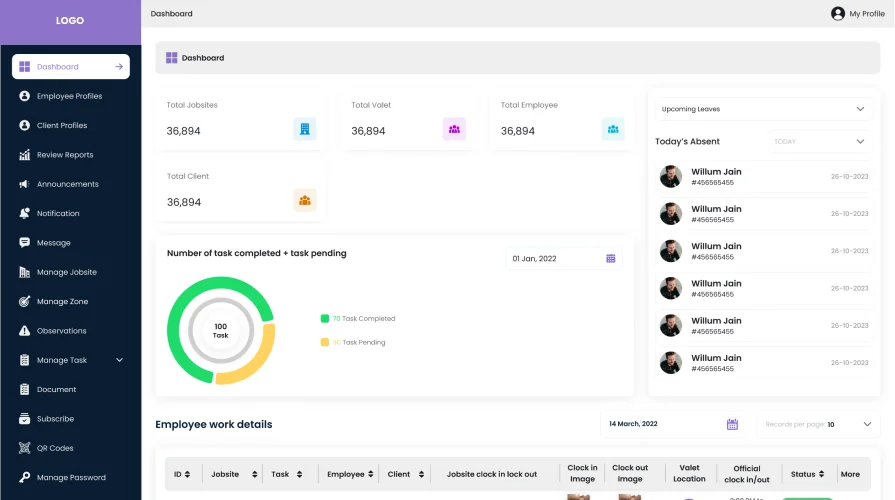 Admin Dashboard