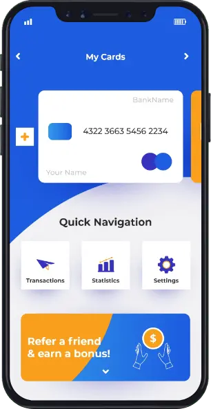 Secure Mobile Banking App UI