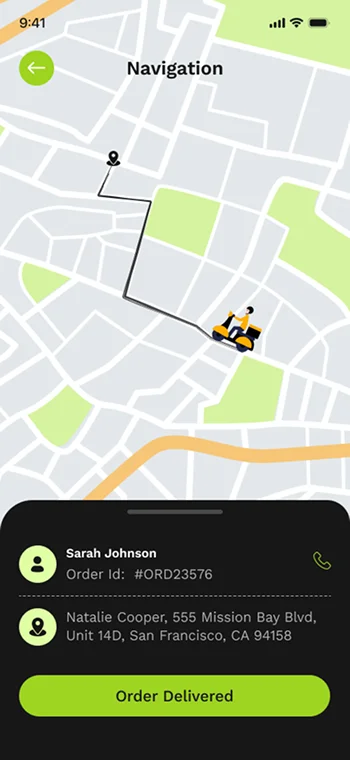 Customer Address Location show 