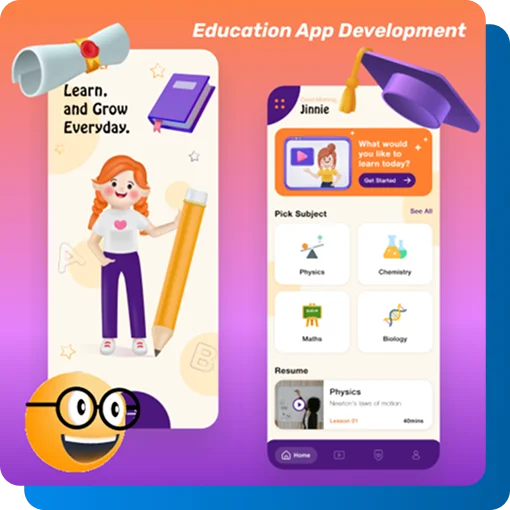 Education App Screens 