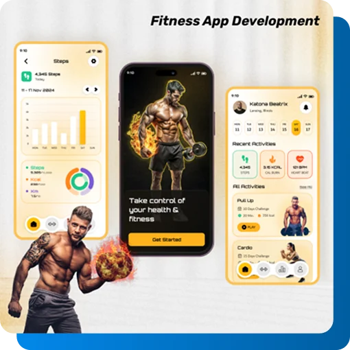 Fitness App Screens