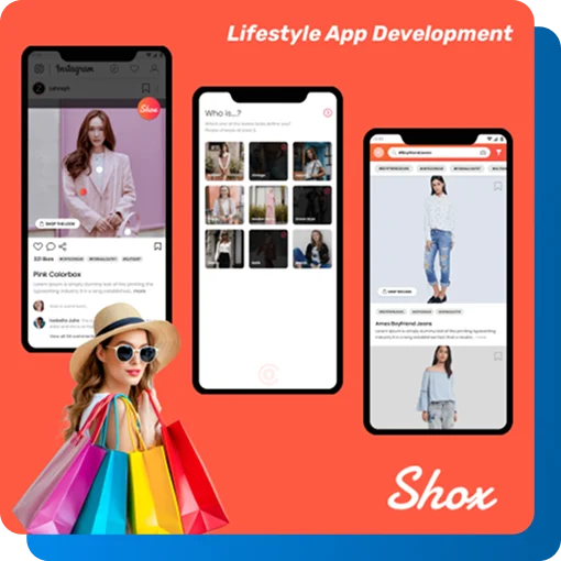Lifestyle app screens