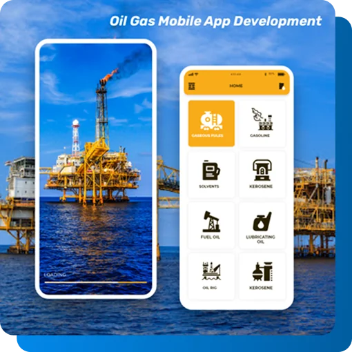 Oil & Gas Industry Mobile App UI