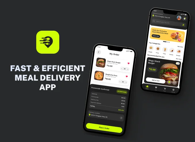 FAST & EFFICIENT MEAL DELIVERY APP