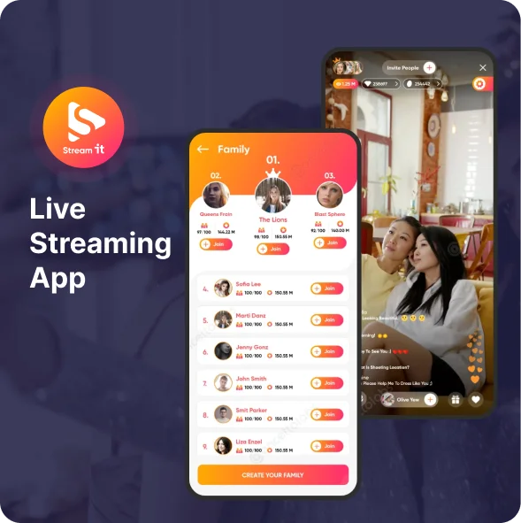 Stream IT - Live Streaming App