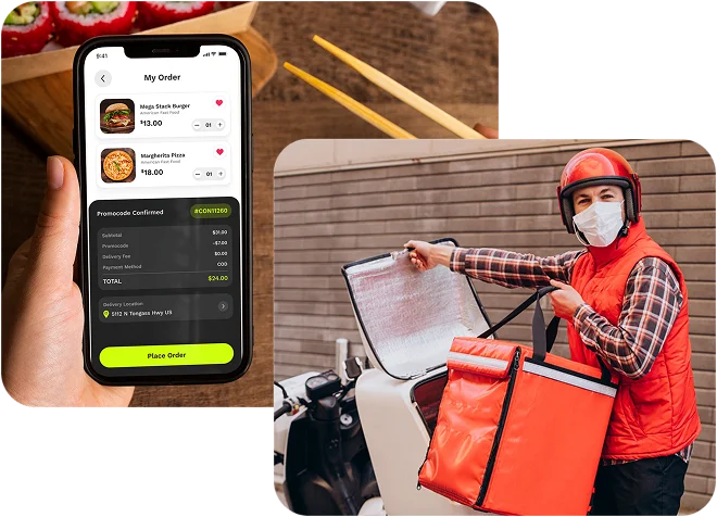 FAST & EFFICIENT MEAL DELIVERY APP