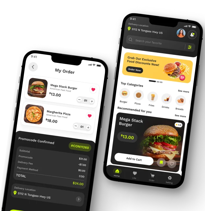 FAST & EFFICIENT MEAL DELIVERY APP