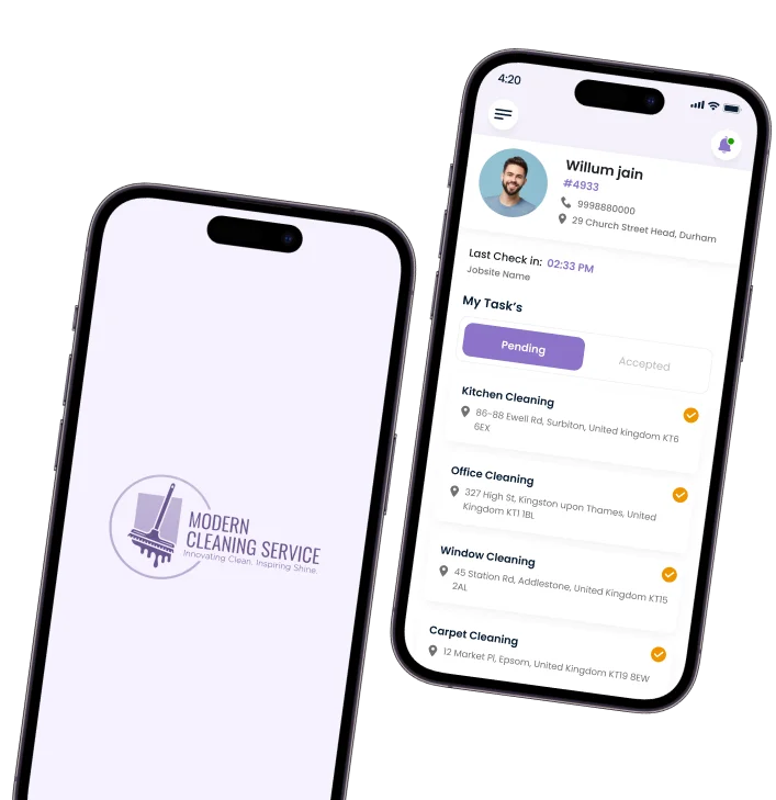 On-Demand Cleaning Service App