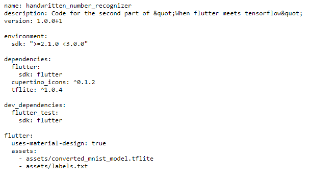 TensorFlow lite library TensorFlow lite library