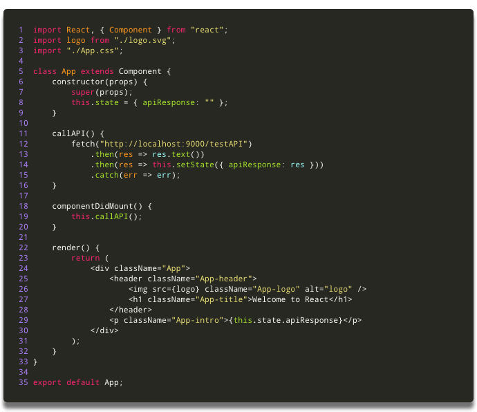 API response API response